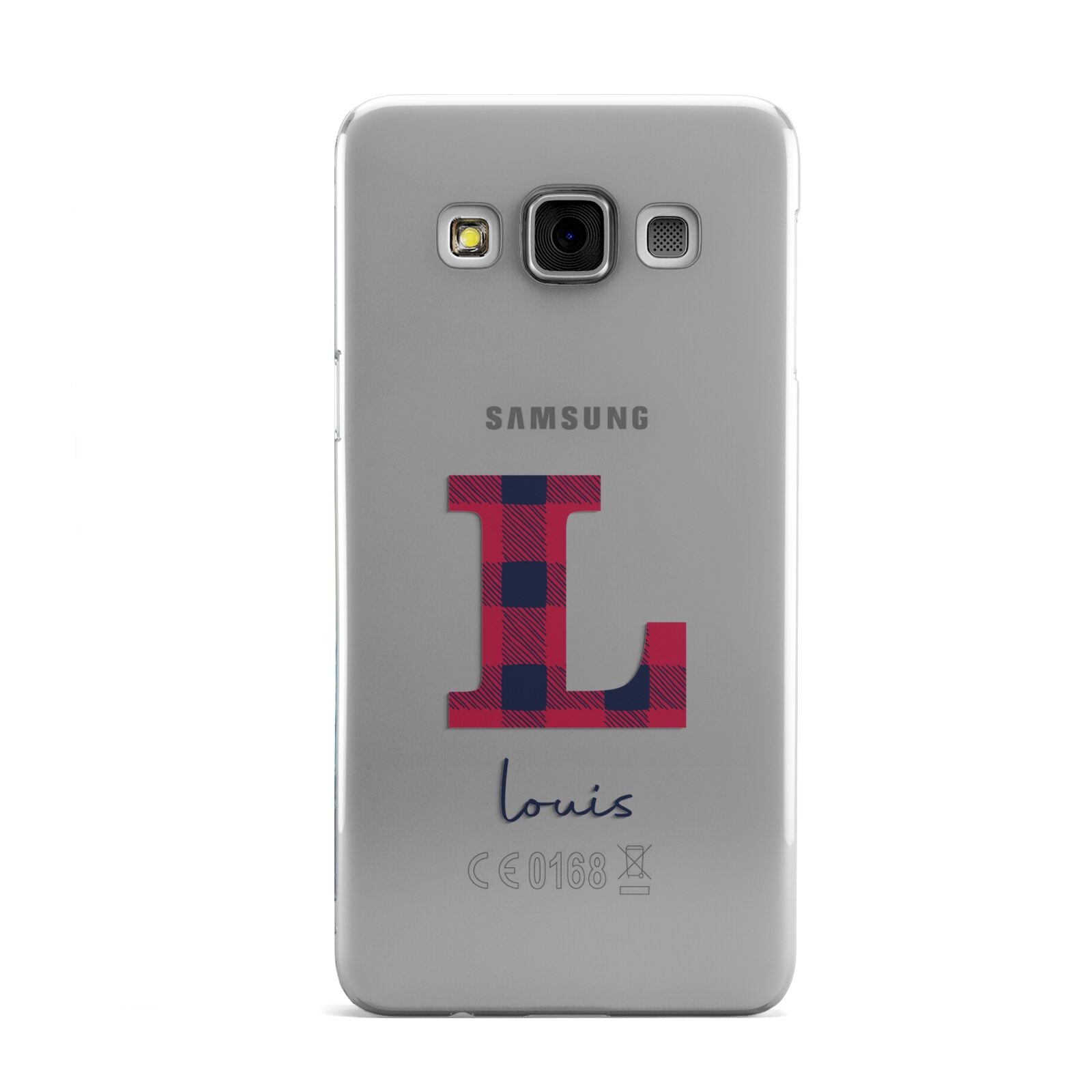 Christmas Tartan Personalised Samsung Galaxy A3 Case