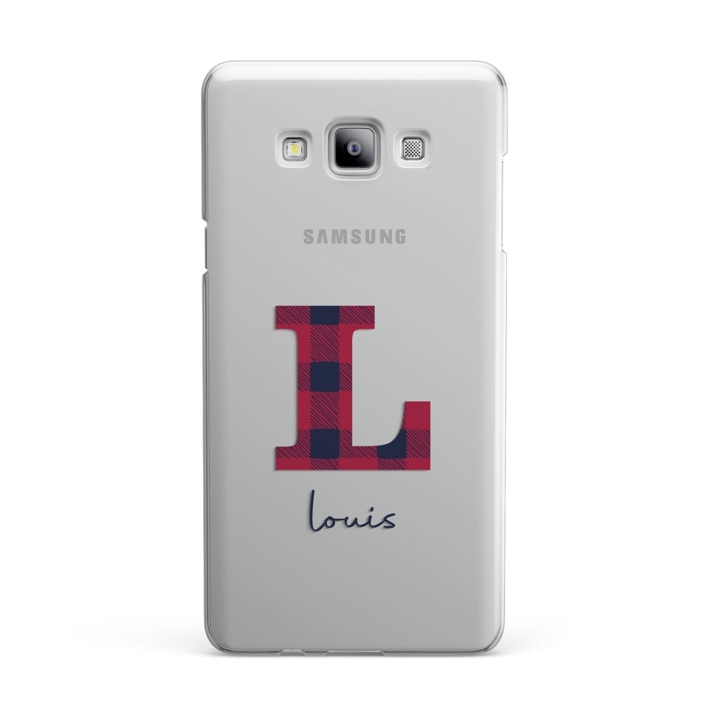 Christmas Tartan Personalised Samsung Galaxy A7 2015 Case