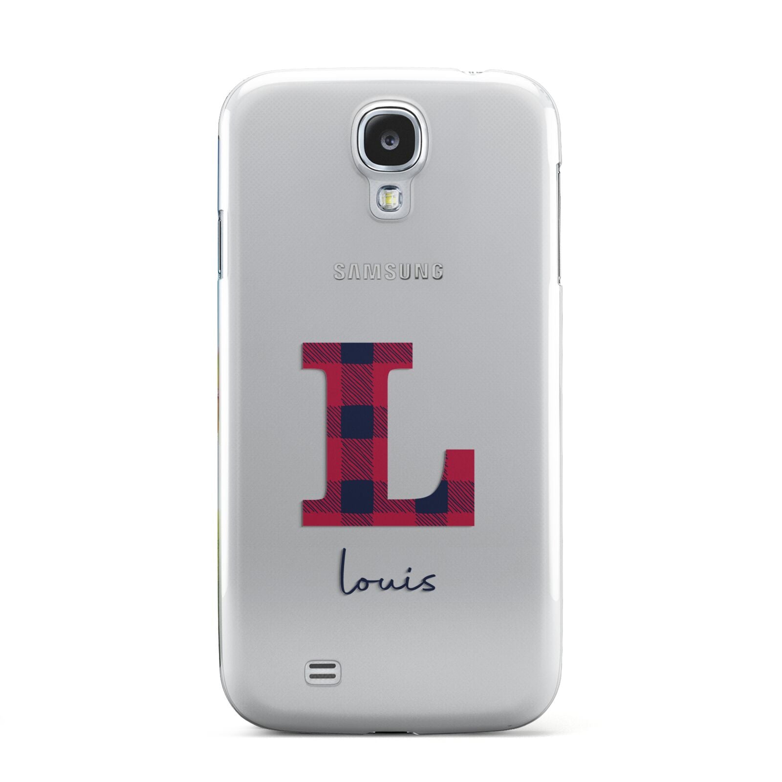 Christmas Tartan Personalised Samsung Galaxy S4 Case