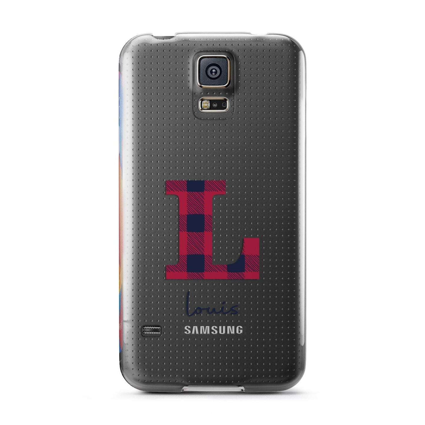 Christmas Tartan Personalised Samsung Galaxy S5 Case
