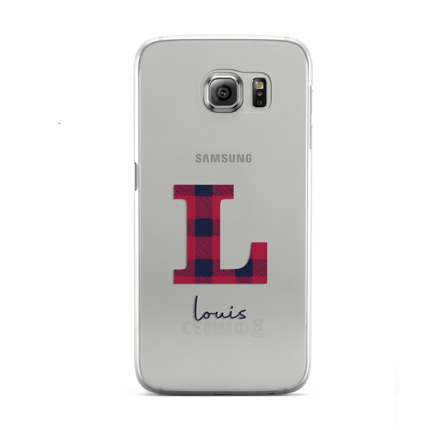 Christmas Tartan Personalised Samsung Galaxy S6 Case