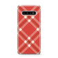 Christmas Tartan Protective Samsung Galaxy Case