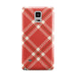 Christmas Tartan Samsung Galaxy Note 4 Case