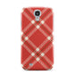 Christmas Tartan Samsung Galaxy S4 Case