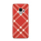 Christmas Tartan Samsung Galaxy S9 Case