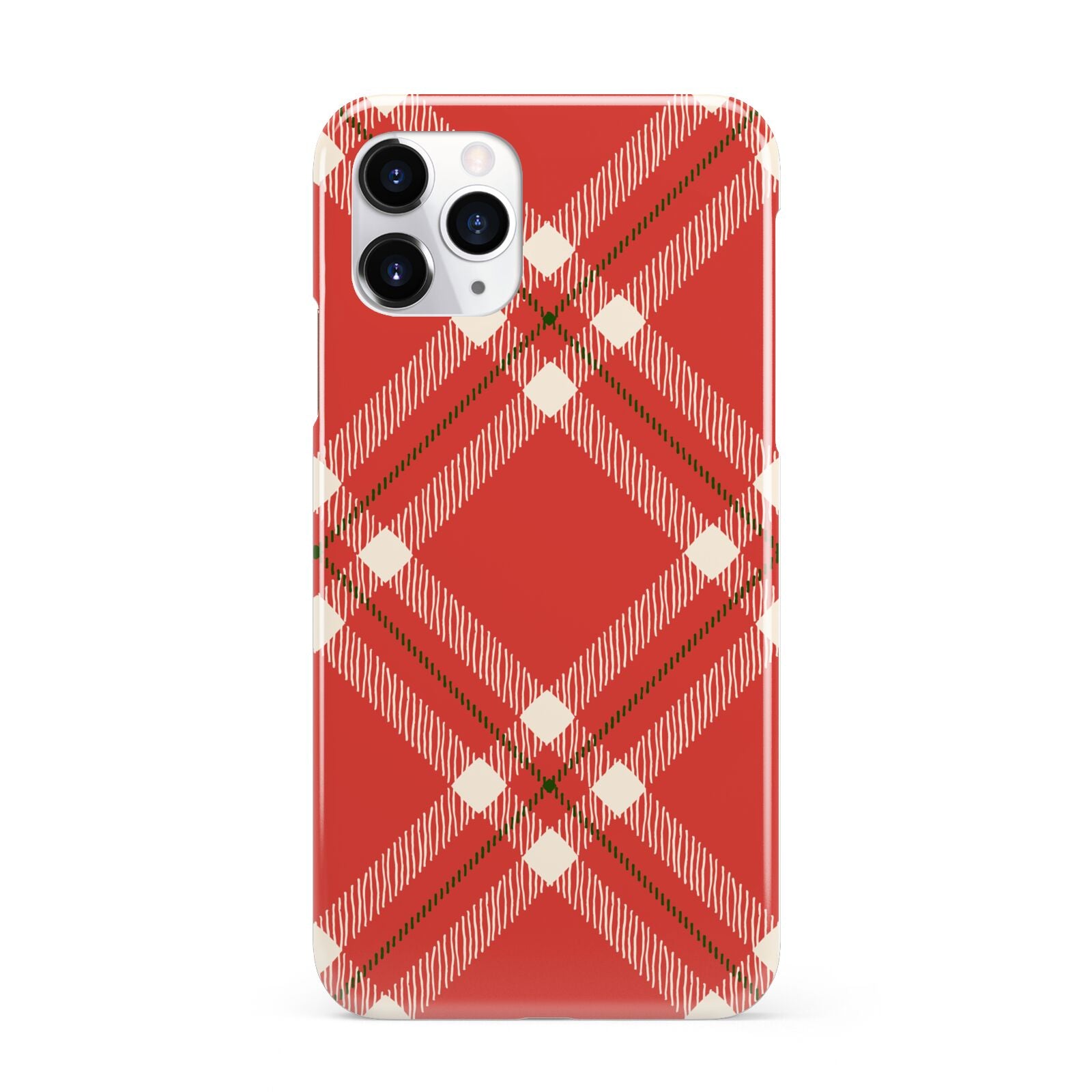 Christmas Tartan iPhone 11 Pro 3D Snap Case