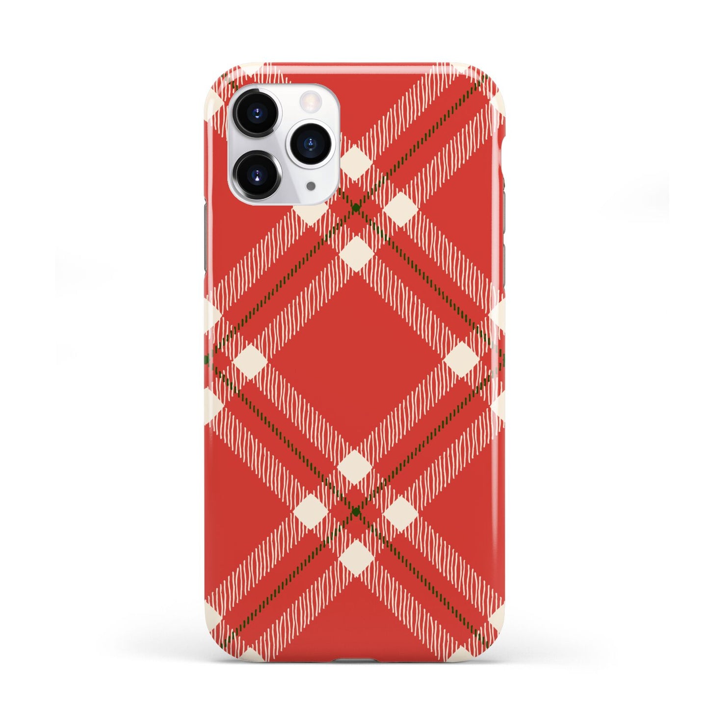 Christmas Tartan iPhone 11 Pro 3D Tough Case