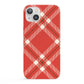 Christmas Tartan iPhone 13 Full Wrap 3D Snap Case