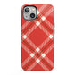 Christmas Tartan iPhone 13 Full Wrap 3D Tough Case
