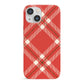 Christmas Tartan iPhone 13 Mini Full Wrap 3D Snap Case