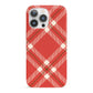 Christmas Tartan iPhone 13 Pro Full Wrap 3D Snap Case