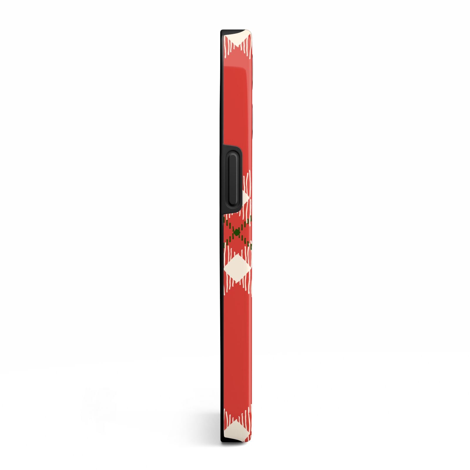 Christmas Tartan iPhone 13 Pro Side Image 3D Tough Case