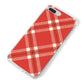 Christmas Tartan iPhone 8 Plus Bumper Case on Silver iPhone Alternative Image