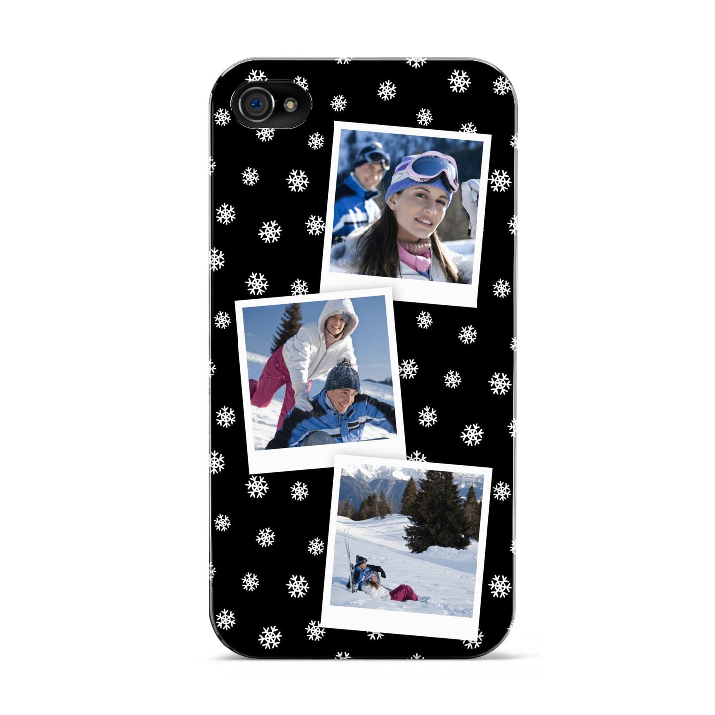 Christmas Three Photo Apple iPhone 4s Case