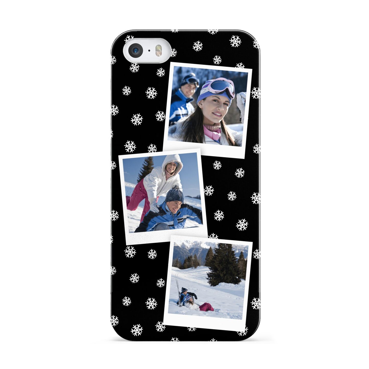 Christmas Three Photo Apple iPhone 5 Case