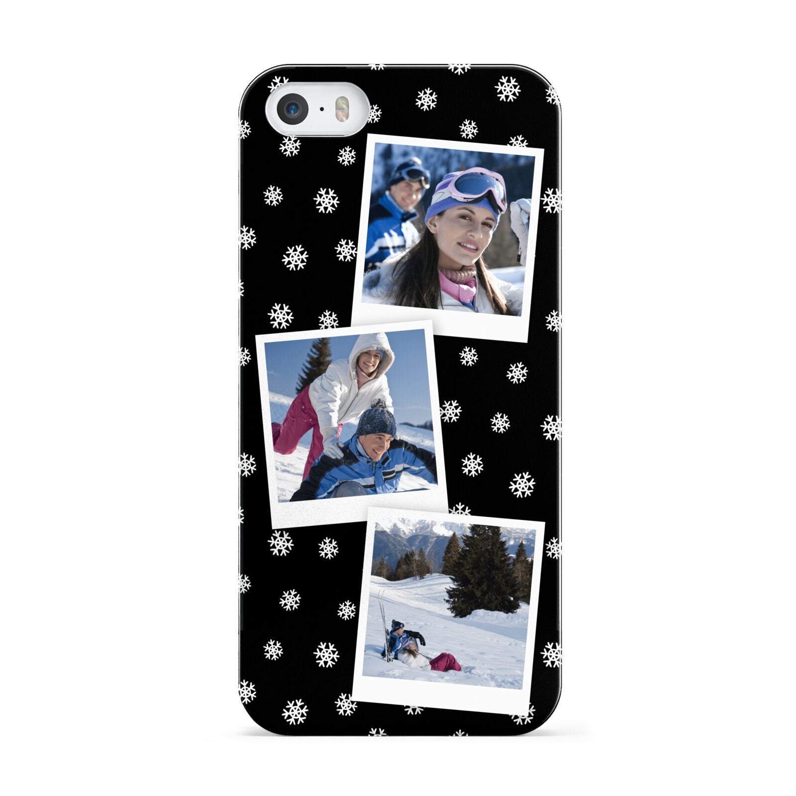 Christmas Three Photo Apple iPhone 5 Case
