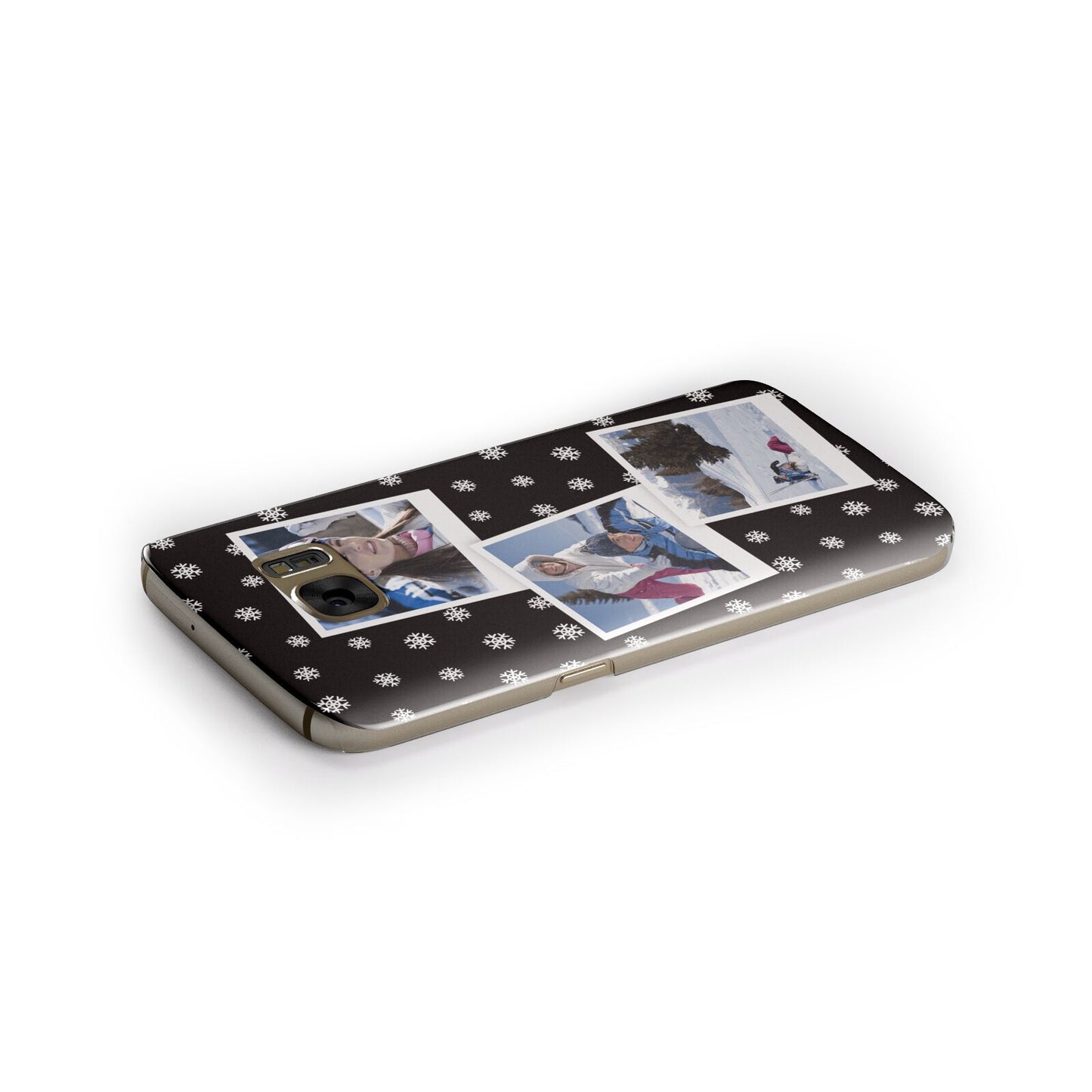 Christmas Three Photo Samsung Galaxy Case Side Close Up