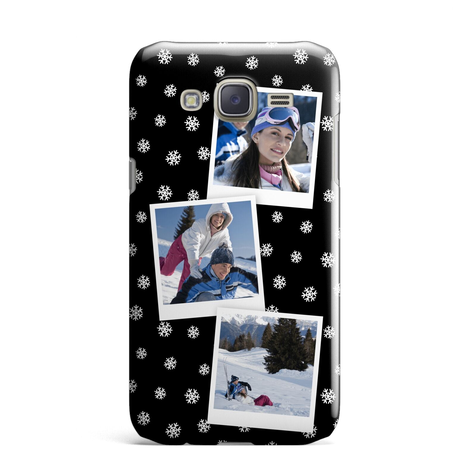 Christmas Three Photo Samsung Galaxy J7 Case