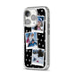 Christmas Three Photo iPhone 14 Pro Clear Tough Case Silver Angled Image