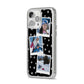 Christmas Three Photo iPhone 14 Pro Max Clear Tough Case Silver Angled Image