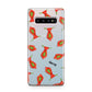 Christmas Tie Pattern Samsung Galaxy S10 Plus Case