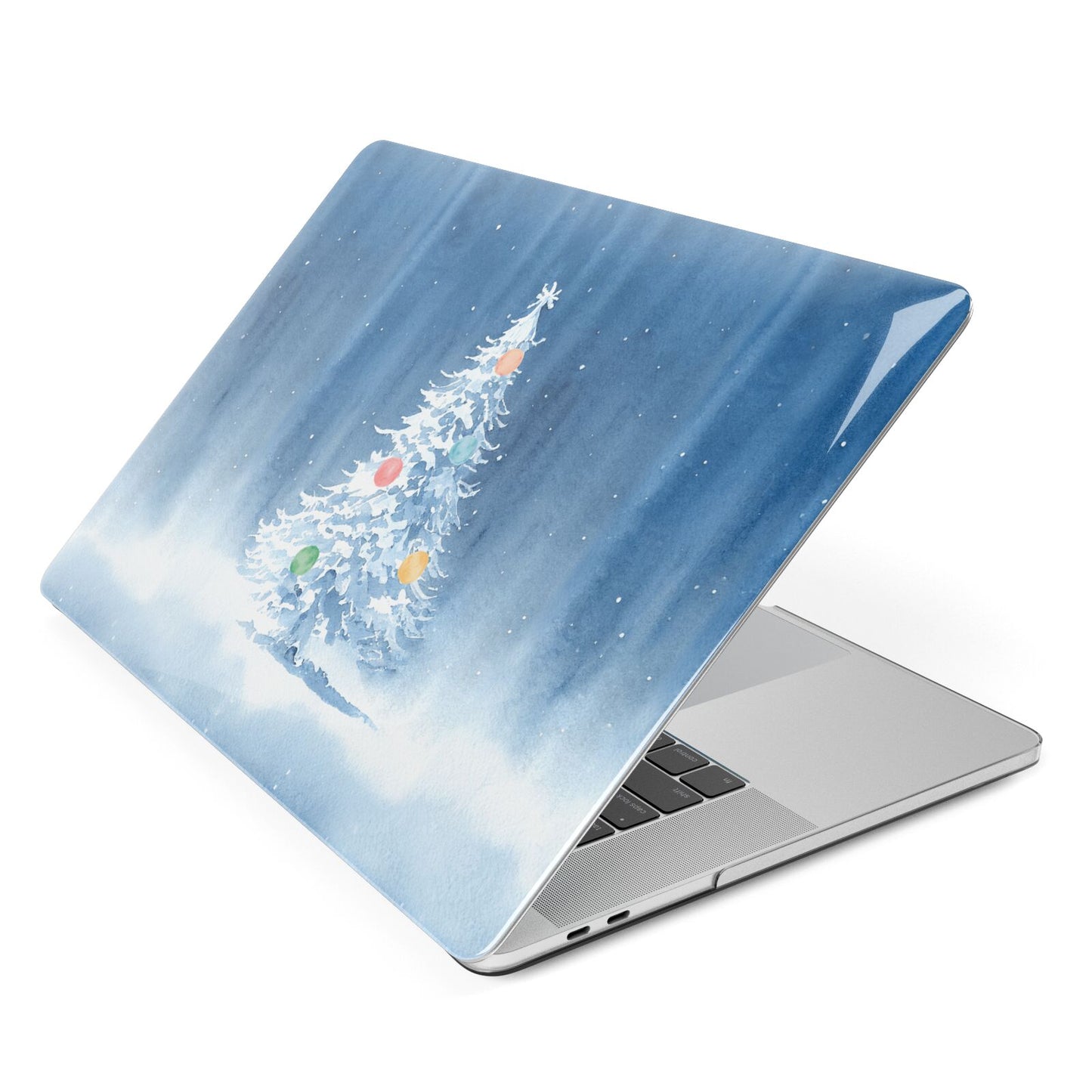 Christmas Tree Apple MacBook Case Side View