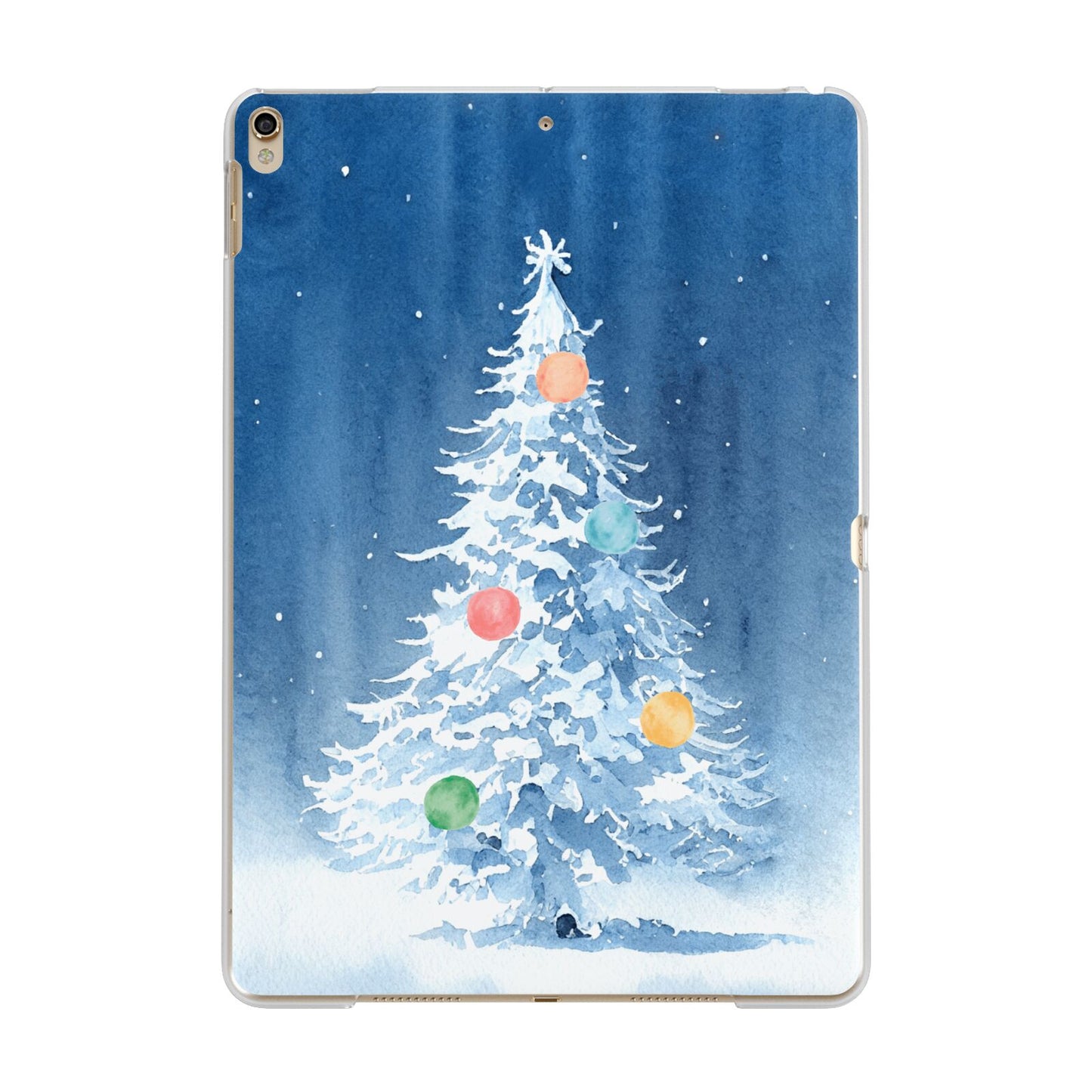 Christmas Tree Apple iPad Gold Case