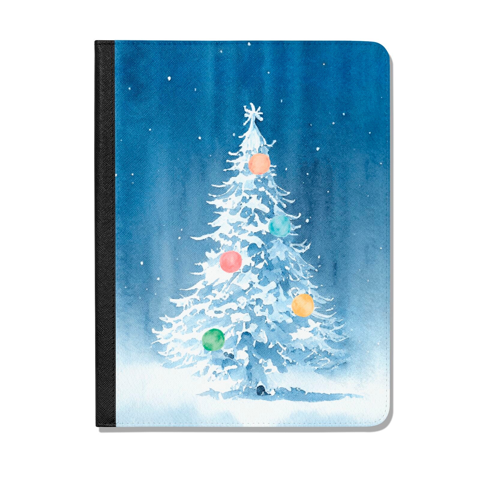 Christmas Tree Apple iPad Leather Folio Case
