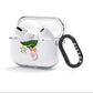 Christmas Tree Branch AirPods Clear Case 3rd Gen Side Image