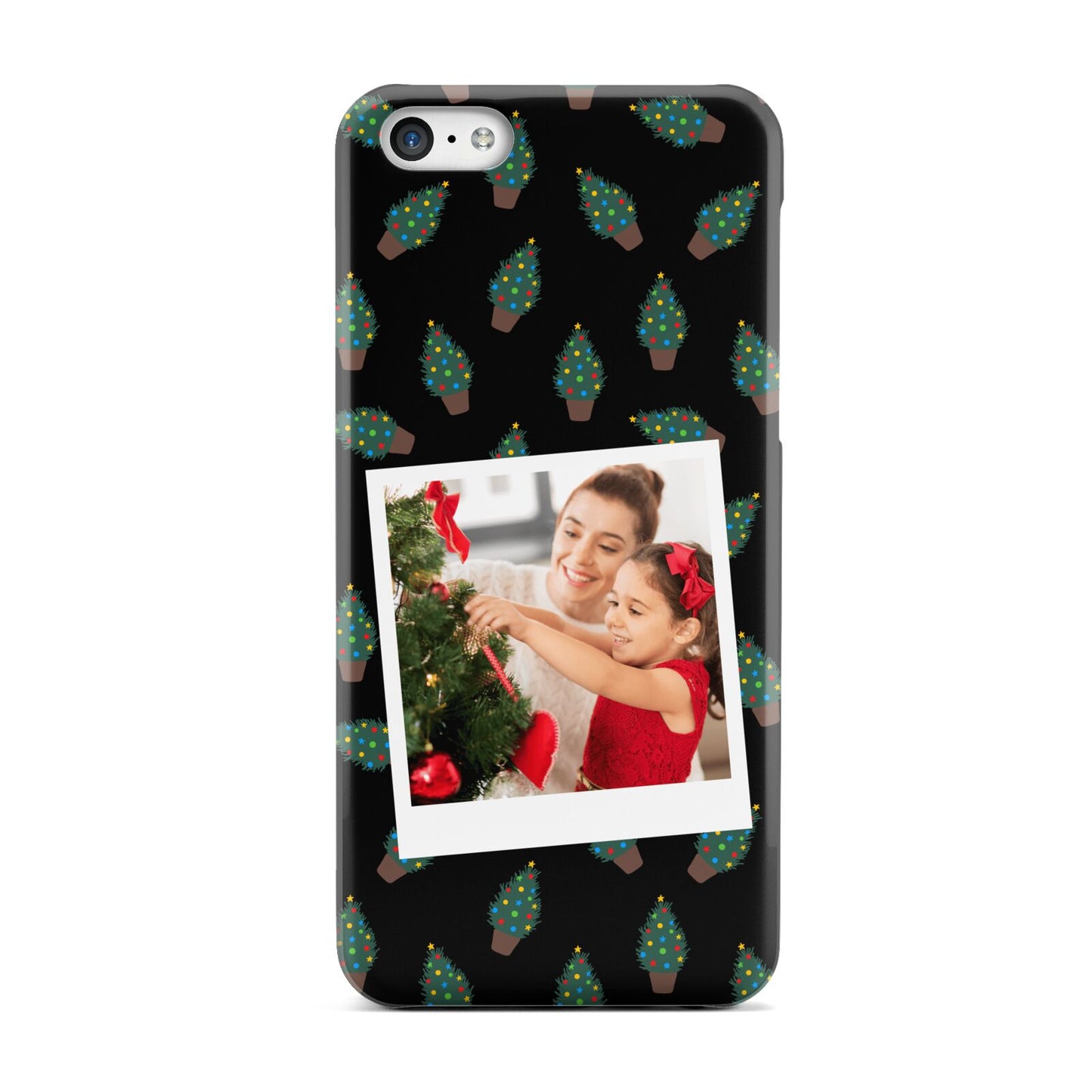 Christmas Tree Polaroid Photo Apple iPhone 5c Case