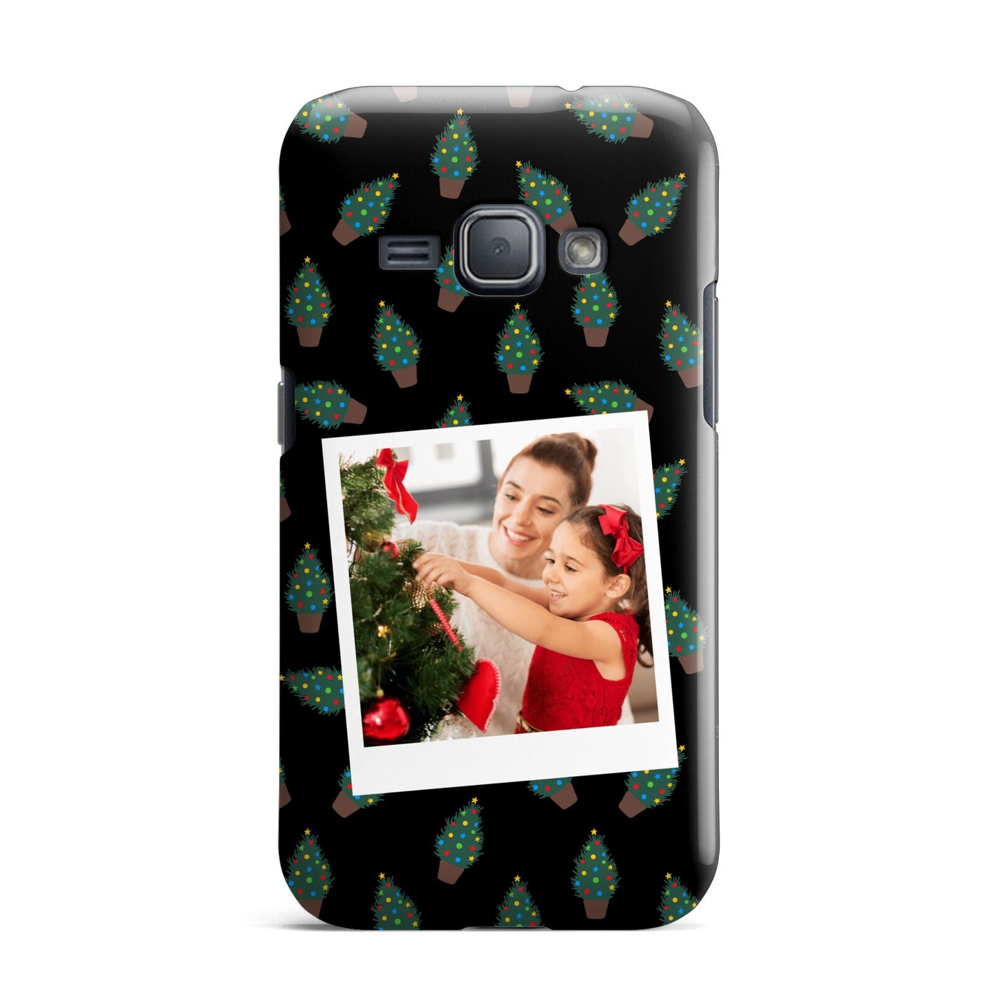 Christmas Tree Polaroid Photo Samsung Galaxy J1 2016 Case