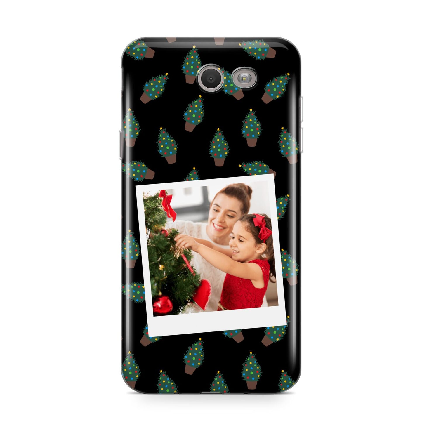 Christmas Tree Polaroid Photo Samsung Galaxy J7 2017 Case