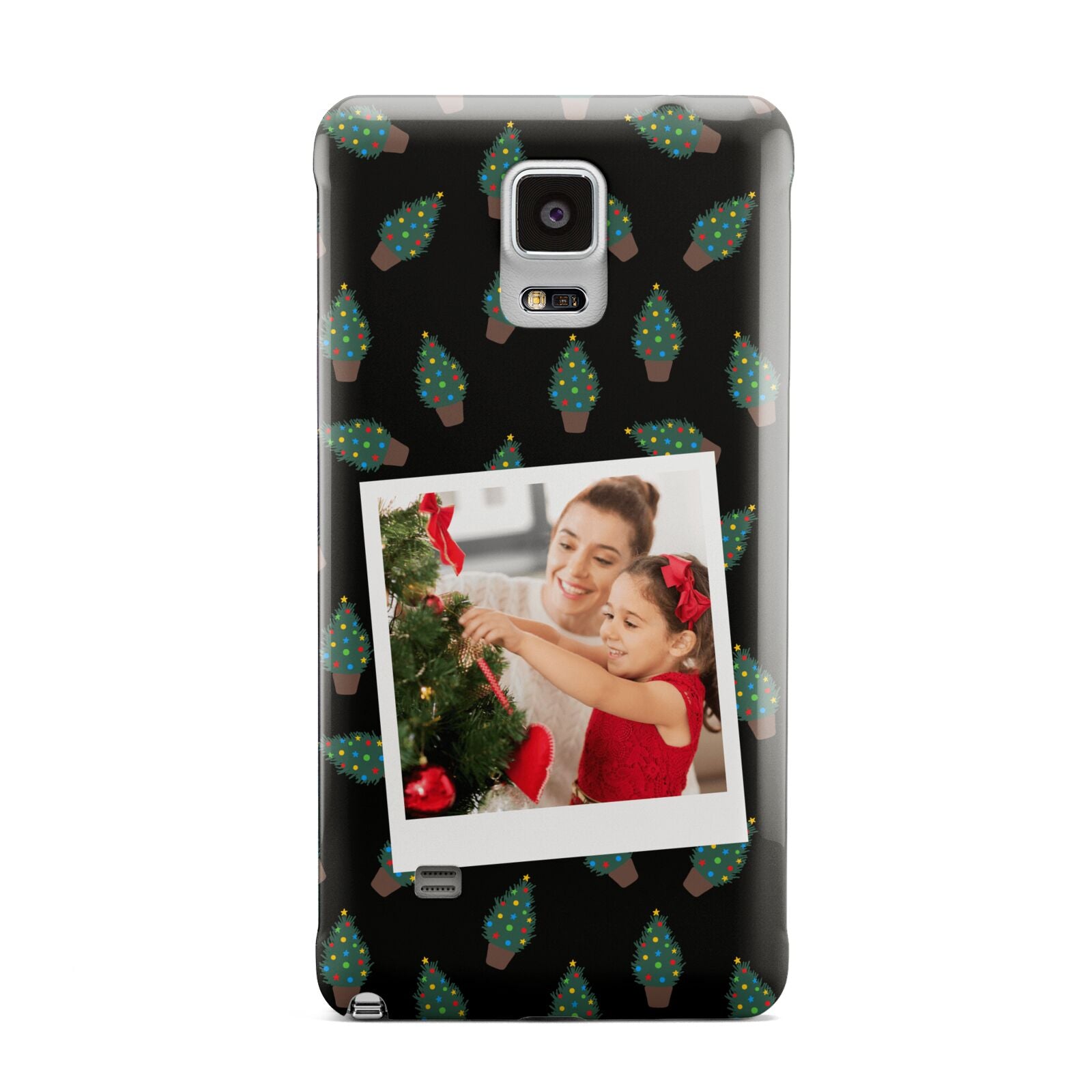 Christmas Tree Polaroid Photo Samsung Galaxy Note 4 Case