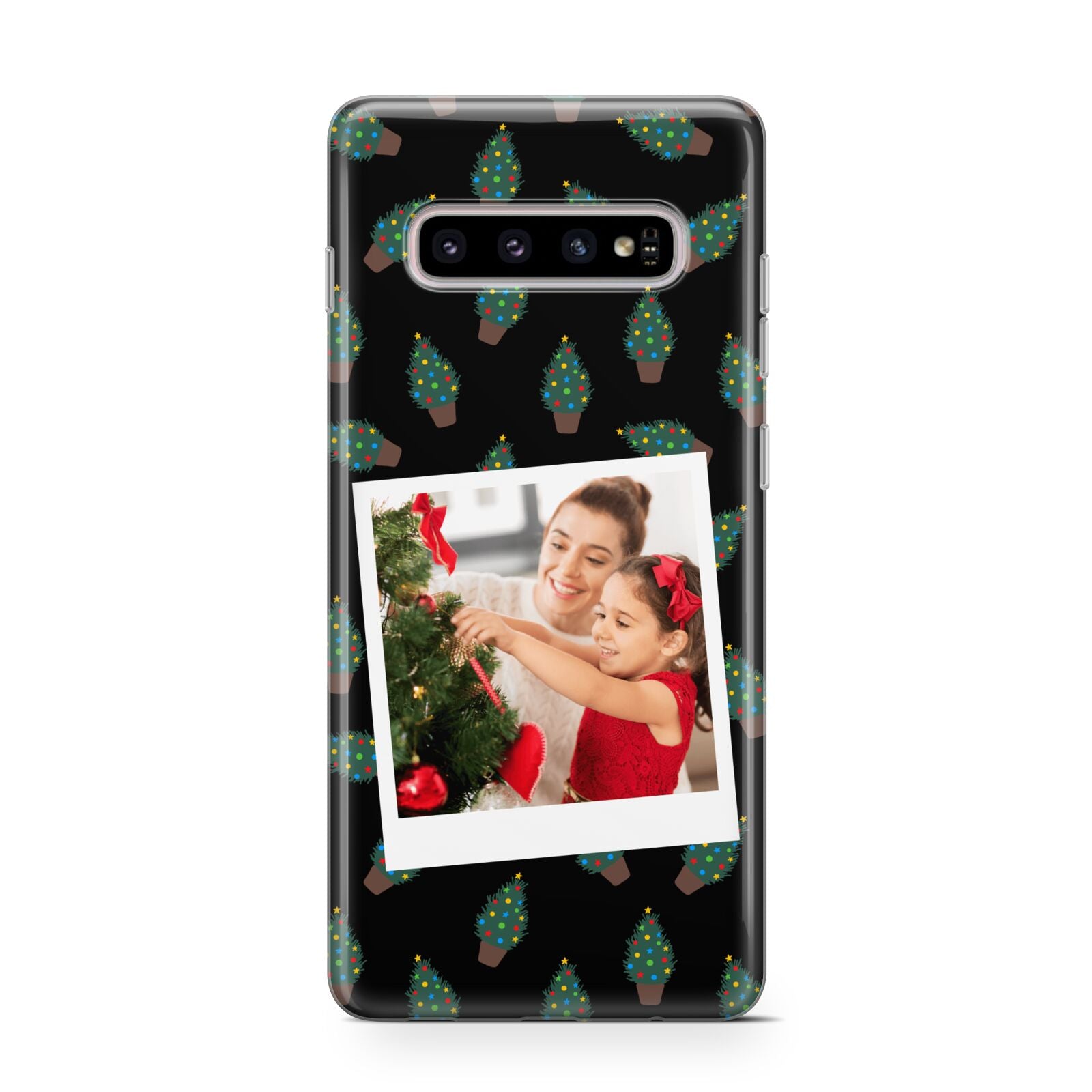 Christmas Tree Polaroid Photo Samsung Galaxy S10 Case