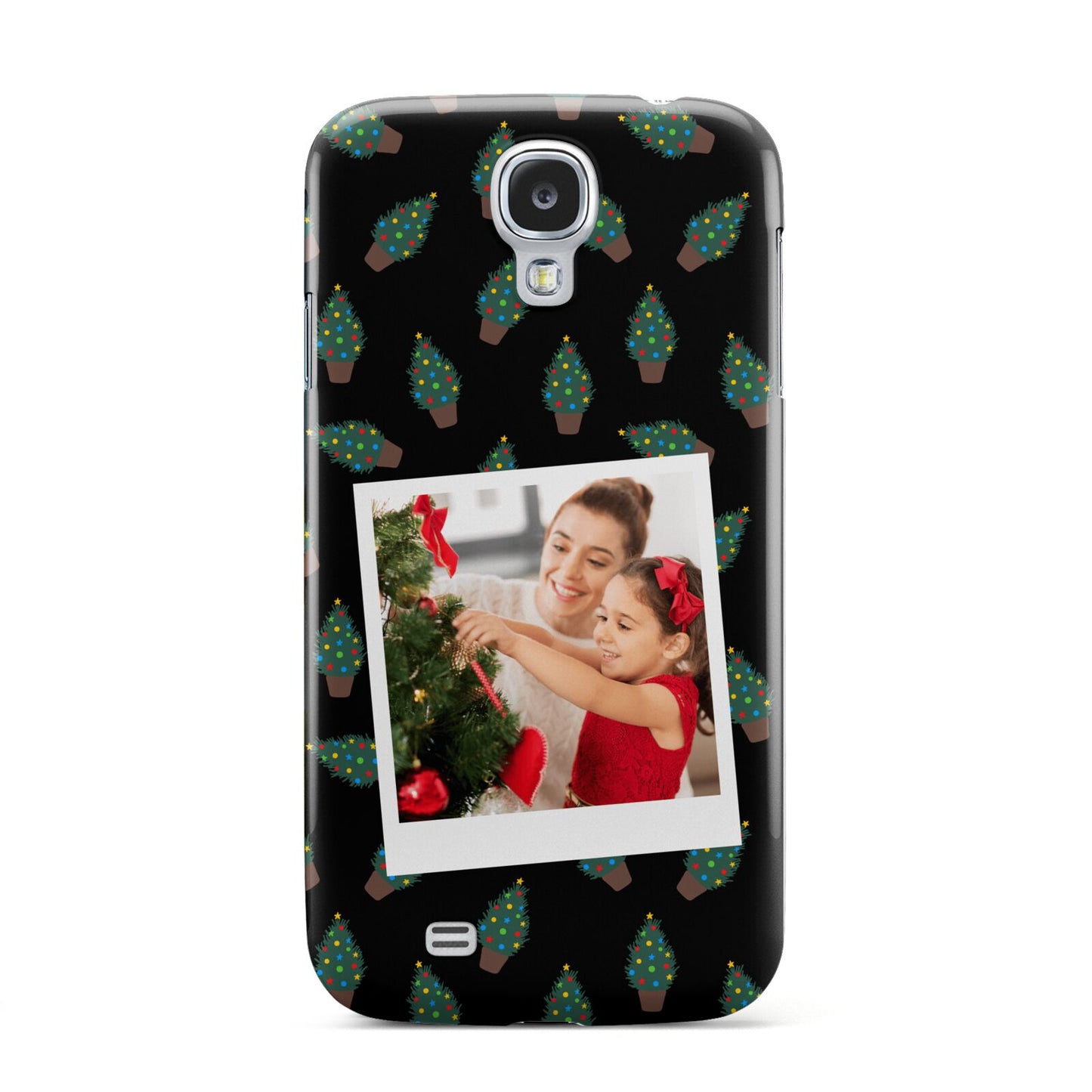 Christmas Tree Polaroid Photo Samsung Galaxy S4 Case