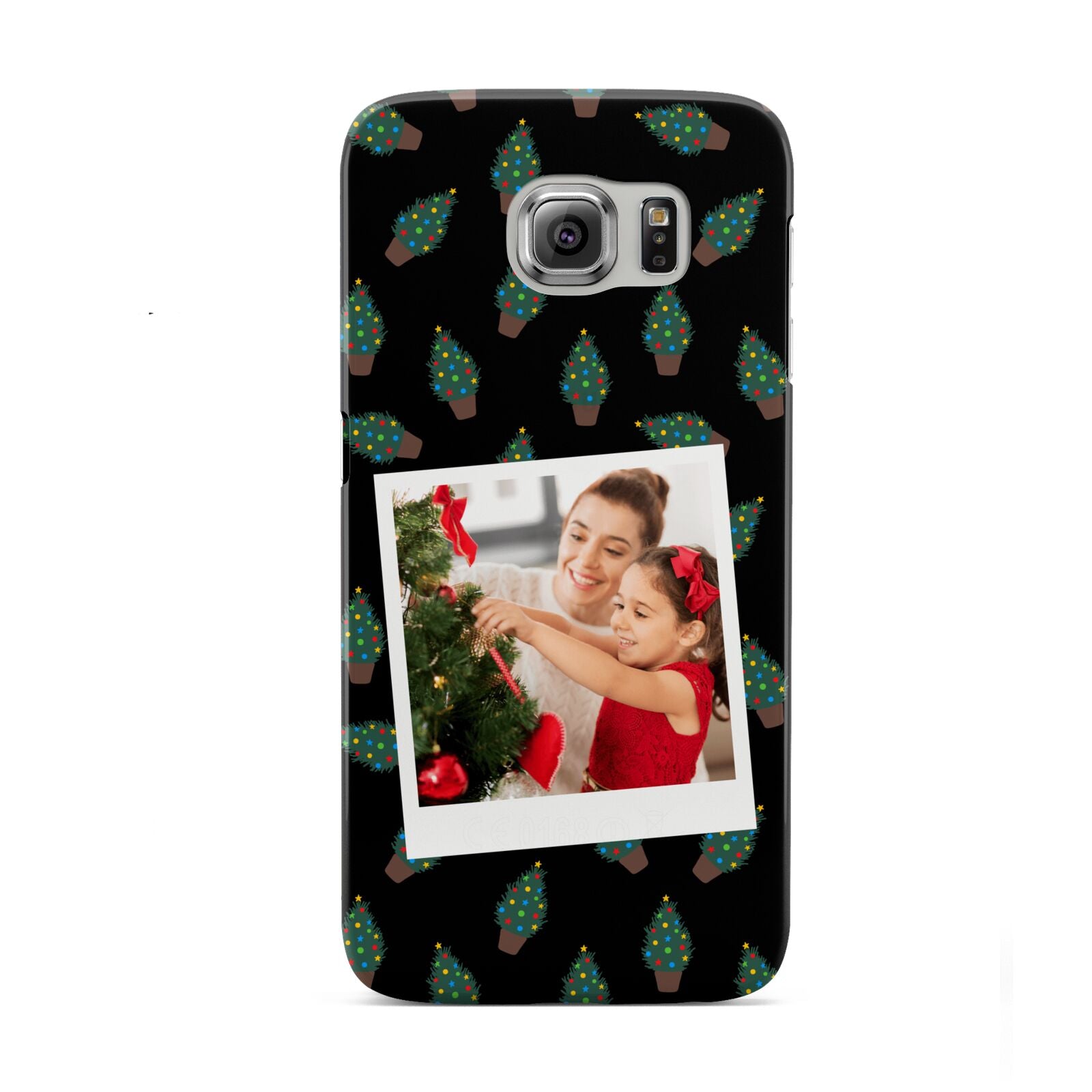 Christmas Tree Polaroid Photo Samsung Galaxy S6 Case