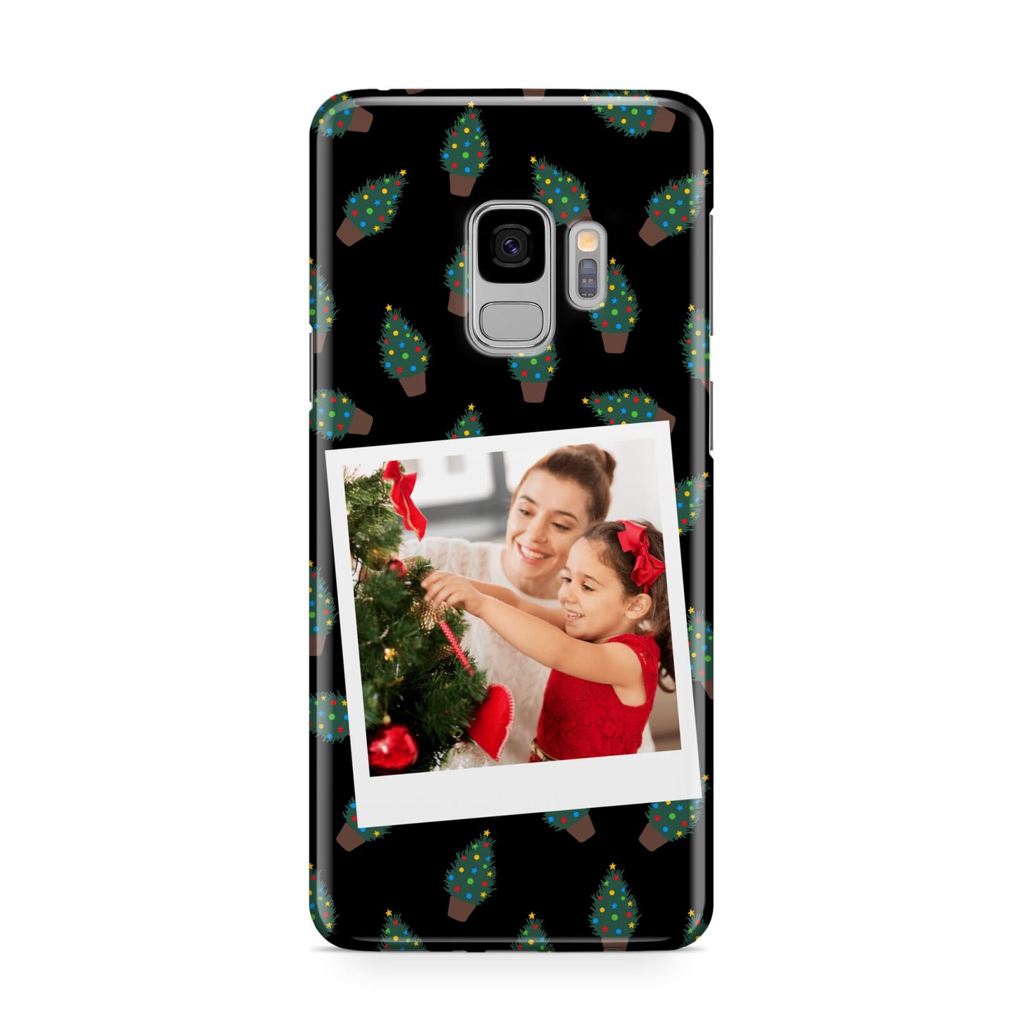 Christmas Tree Polaroid Photo Samsung Galaxy S9 Case