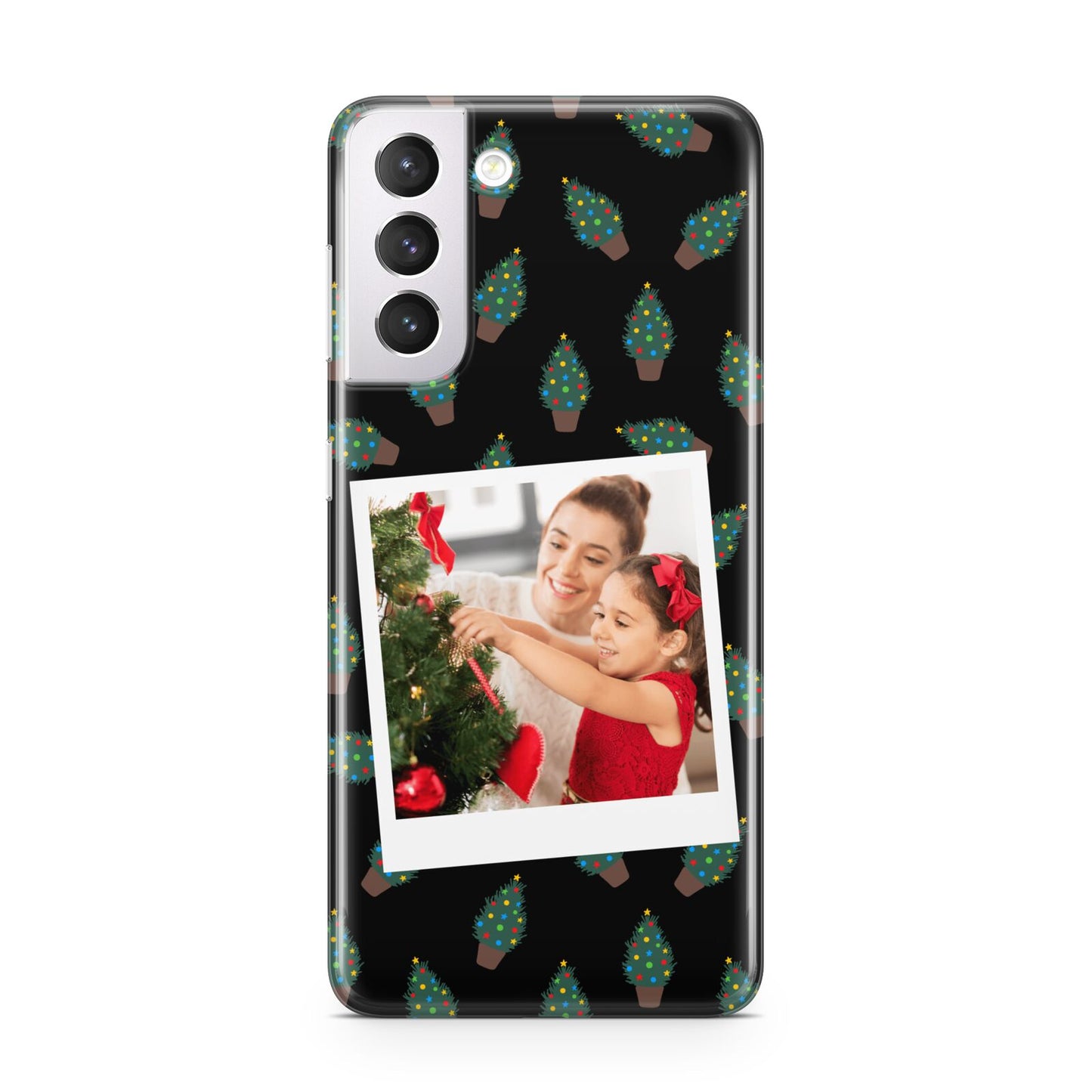 Christmas Tree Polaroid Photo Samsung S21 Case
