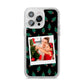 Christmas Tree Polaroid Photo iPhone 14 Pro Max Glitter Tough Case Silver