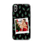 Christmas Tree Polaroid Photo iPhone X Bumper Case on Silver iPhone Alternative Image 1