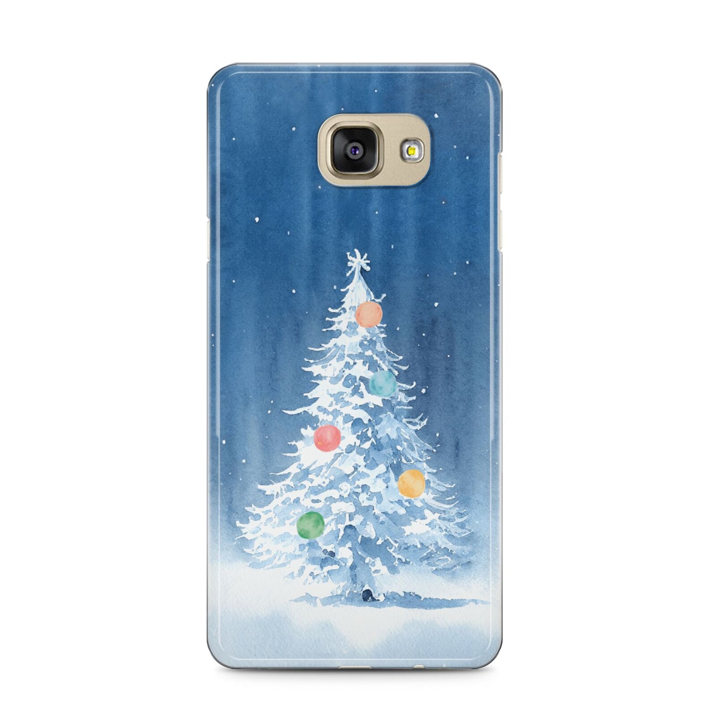 Christmas Tree Samsung Galaxy A5 2016 Case on gold phone