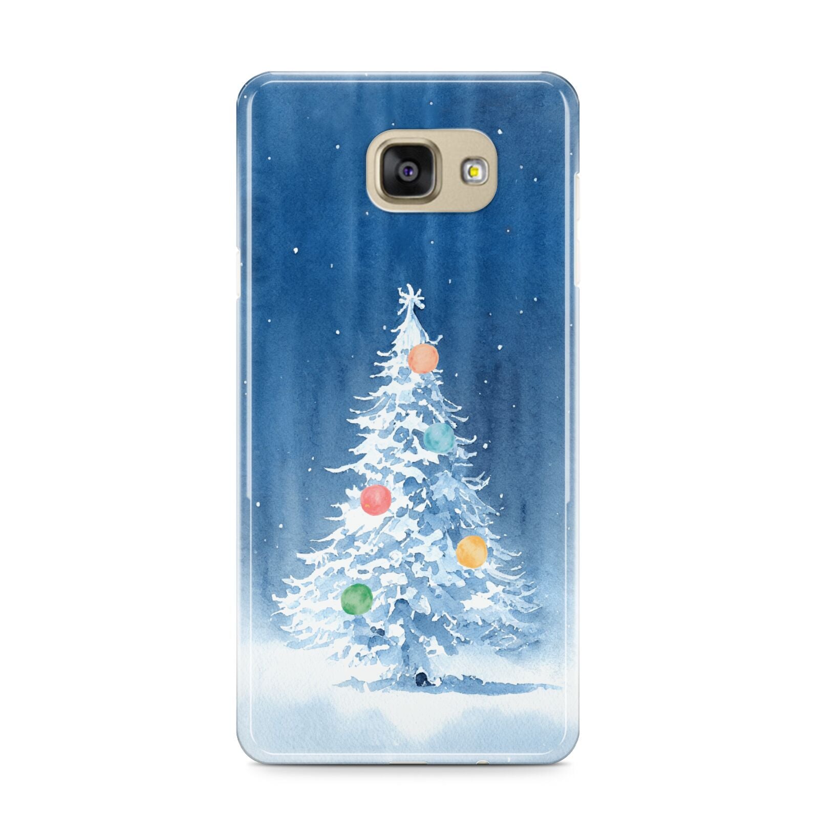 Christmas Tree Samsung Galaxy A9 2016 Case on gold phone