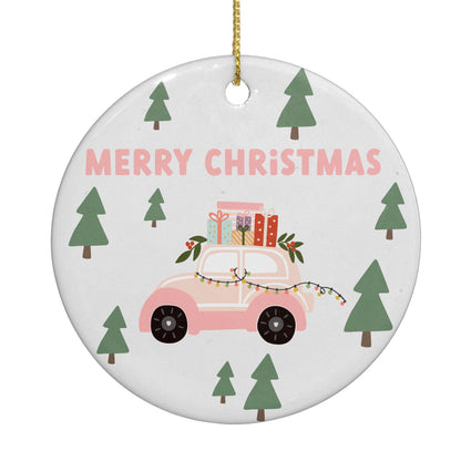 Christmas Tree on the roof Circle Decoration