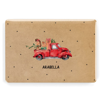 Christmas Truck Personalised Apple MacBook Case