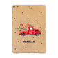 Christmas Truck Personalised Apple iPad Gold Case