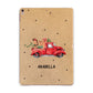 Christmas Truck Personalised Apple iPad Rose Gold Case