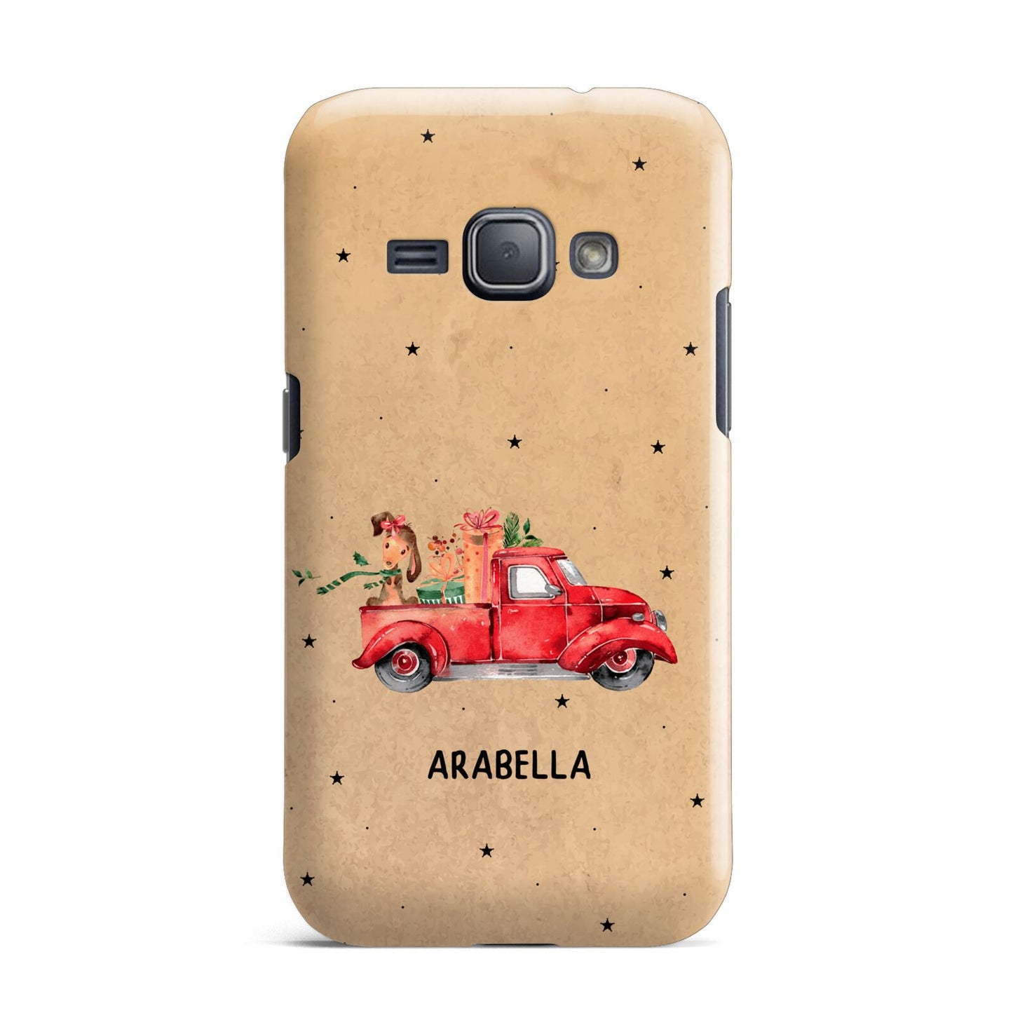 Christmas Truck Personalised Samsung Galaxy J1 2016 Case