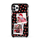 Christmas Two Photo Apple iPhone 11 Pro Max in Silver with Black Impact Case