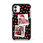 Christmas Two Photo Apple iPhone 11 in White with Black Impact Case