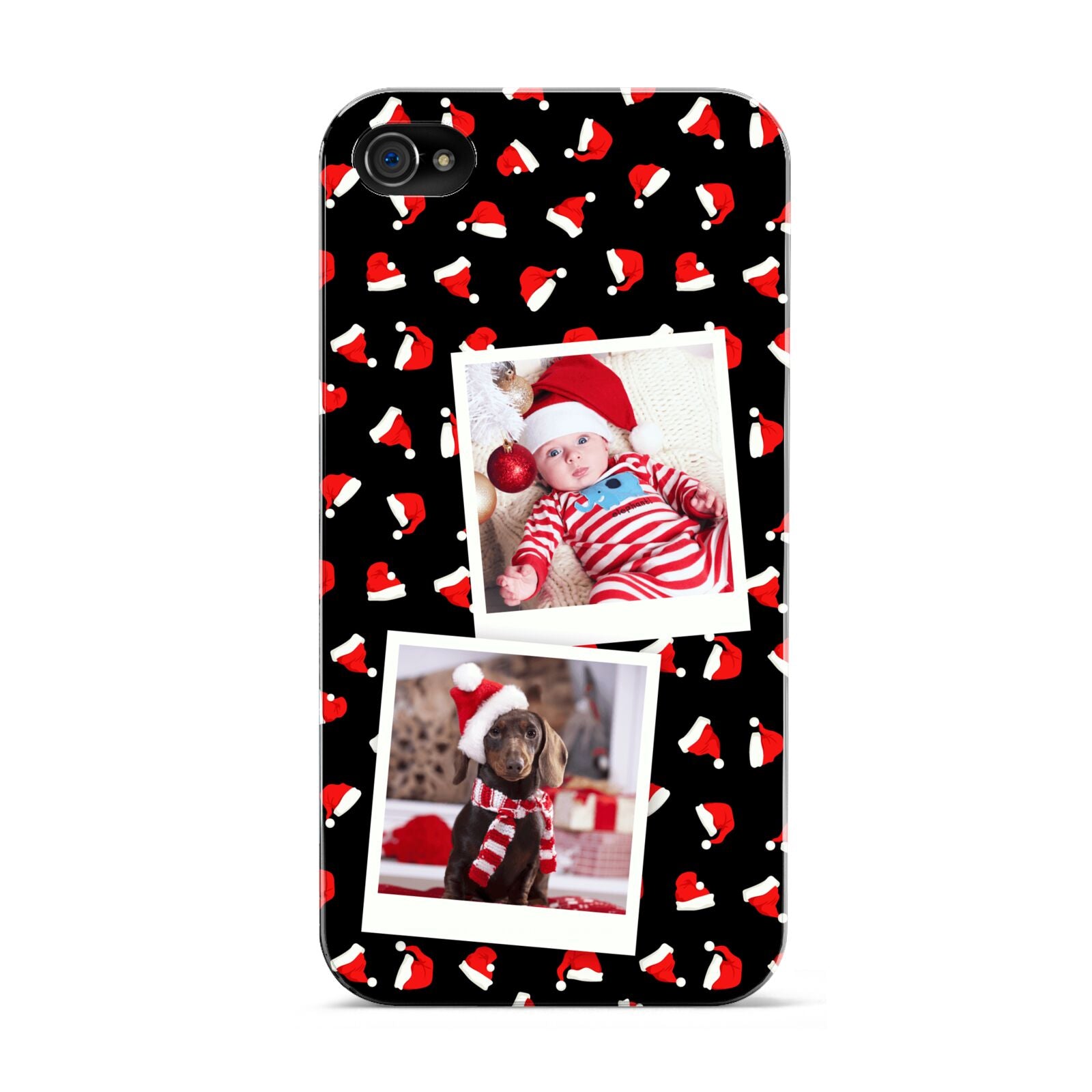 Christmas Two Photo Apple iPhone 4s Case